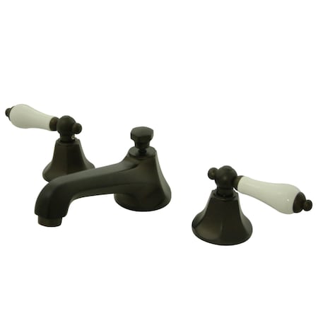 Kingston Brass KS4465PL 8" Widespread Bathroom Faucet, Oil Rubbed Bronze KS4465PL